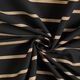 Katoenen stretch glitterstrepen – zwart/goud,  thumbnail number 4