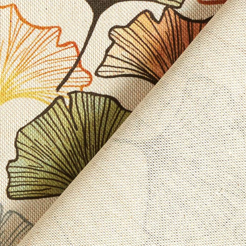 Decostof Digitaal printen kleurrijke ginkgo,  image number 4