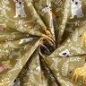 Katoenen stof Cretonne knuffelige dieren – olijf/ivoor,  thumbnail number 3