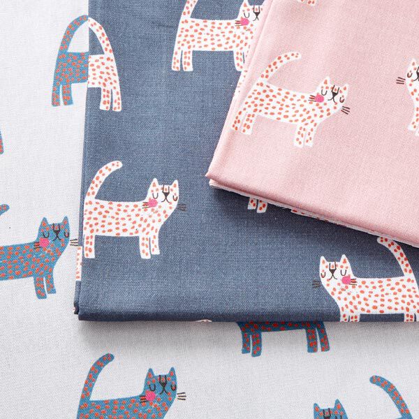 Decostof Half panama Katten – donkergrijs, image number 3
