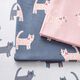 Decostof Half panama Katten – donkergrijs,  thumbnail number 3
