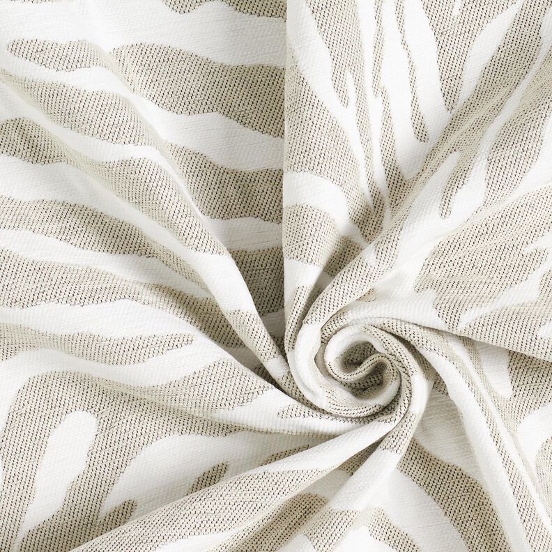 Bekledingsstof Jacquard Zebra – anemoon/natuur, image number 3