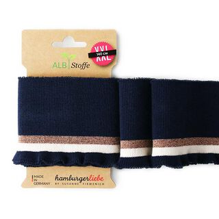 Biologische boorstof Cuff Me Frill  [140 cm | 8 cm]  | Albstoffe | Hamburger Liebe, 