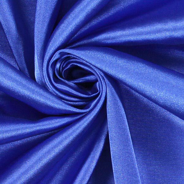 Stretch Satijn – koningsblauw,  image number 2