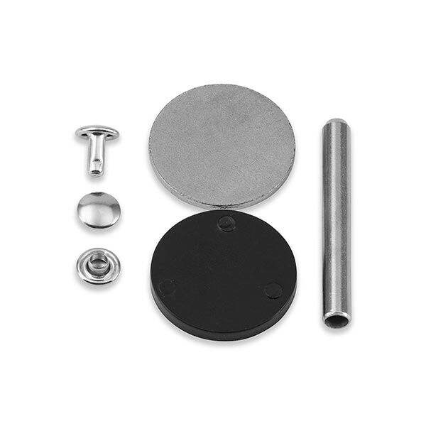 Holle klinknagels 3-4 mm klembereik [25 stuks | Ø 7,5 mm] | Prym – zilver metalen,  image number 2