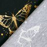 Katoenjersey gouden vlinders | Glitzerpüppi – zwart,  thumbnail number 4