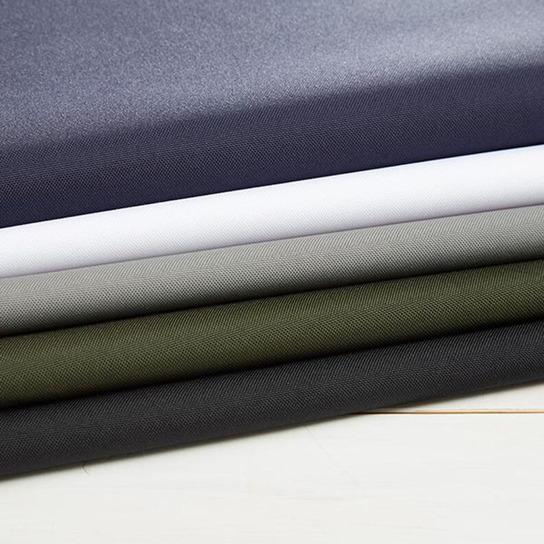 Outdoorstof Panama Effen – zwart,  image number 6