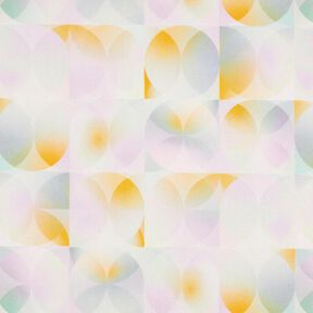 Sportjersey aquarelvormen – zonnegeel/pastelviolet, 