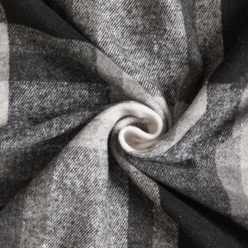 Mantelflanel geruit | Katia Fabrics – nevelgrijs/oudzilver,  image number 3