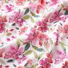 Viscosestof Aquarel lentebloemen – wit/pastelviolet,  thumbnail number 2