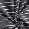 Viscose stretch met glitterstrepen – zwart/wit,  thumbnail number 3