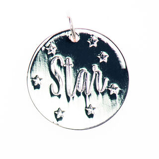 Hanger Star [16 mm x 17 mm] | Rico Design – zilver, 
