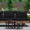 Outdoorstof Canvas Effen – zwart,  thumbnail number 5