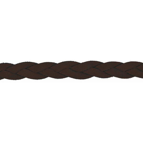 Gevlochten koord [ 10 mm ] – chocolade,  image number 1