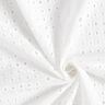 Katoenen stof met los geborduurde ornamenten – wit,  thumbnail number 3