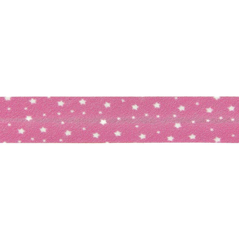 Biasband Sterren Biologische katoen [20 mm] – pink,  image number 1