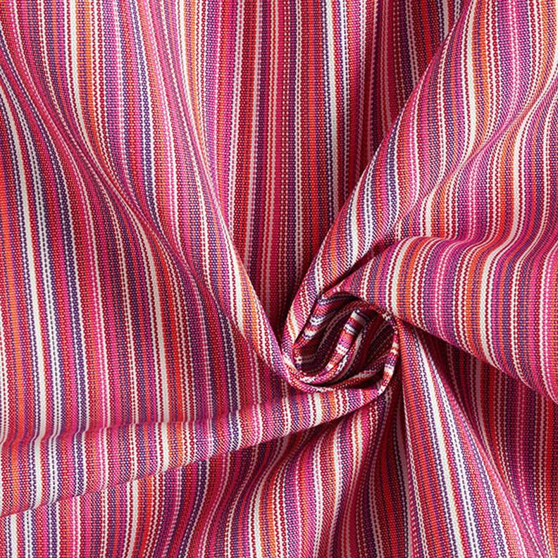 Luifelstof Fijne strepen – intens roze/lila,  image number 3