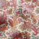 Satijn satijn paisley bloemen – natuur/pink,  thumbnail number 2