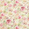 Decostof Canvas Aquarel bloemen – lichtbeige/framboos,  thumbnail number 1