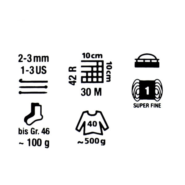 Regia Uni 4-draad, 100 g | Schachenmayr (1994), image number 3