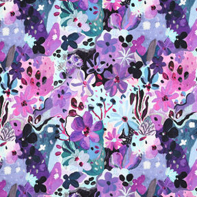 Sweatshirt Settle Petal Digitaal printen | Nerida Hansen – ijsblauw/lila, 