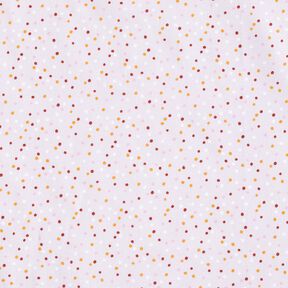 Katoenen stof Cretonne Stippen – pastelviolet, 