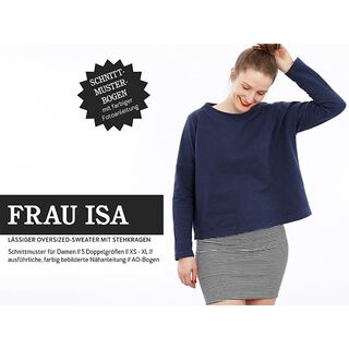 FRAU ISA - sweater met opstaande kraag, Studio Schnittreif  | XS -  XL, 