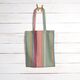Outdoorstof Canvas Felgekleurde strepen – donker oudroze,  thumbnail number 8