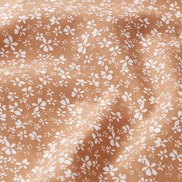 Katoenen stof cretonne Bloemetjes – terracotta, image number 2