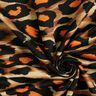 Viscosejersey grote luipaardvlekken – bruin/oranje,  thumbnail number 3