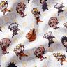 Katoenpopeline Chibi Naruto Licentiestof – wit,  thumbnail number 2