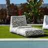 Outdoorstof Canvas grote stippen – ivoor/grijs,  thumbnail number 7