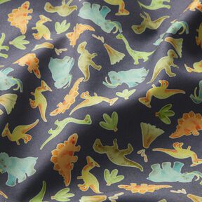 Softshell Kleine dino’s Digitaal printen – anthraciet, 