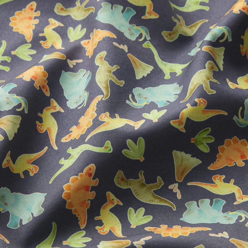 Softshell Kleine dino’s Digitaal printen – anthraciet,  image number 3