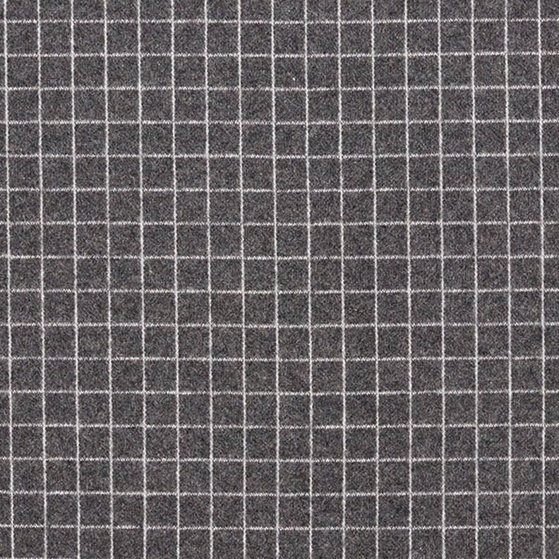 Breijacquard geruwd rasterruit – donkergrijs,  image number 1