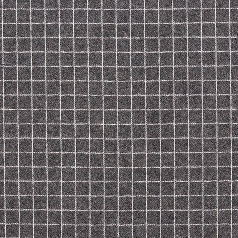 Breijacquard geruwd rasterruit – donkergrijs,  image number 1