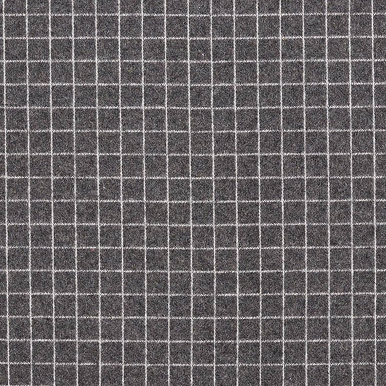 Breijacquard geruwd rasterruit – donkergrijs, image number 1