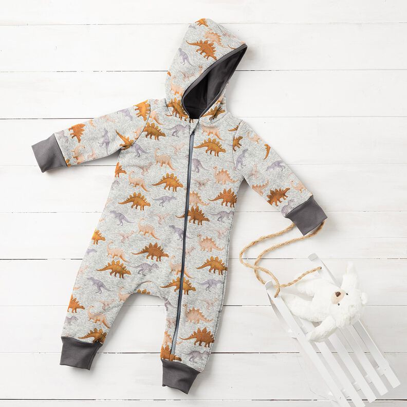 Alpenfleece Dino's – natuur/karamel,  image number 6