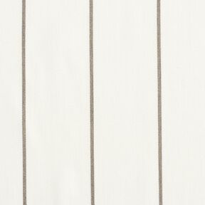 Outdoorstof Canvas Fijne strepen – wit/lichtgrijs, 