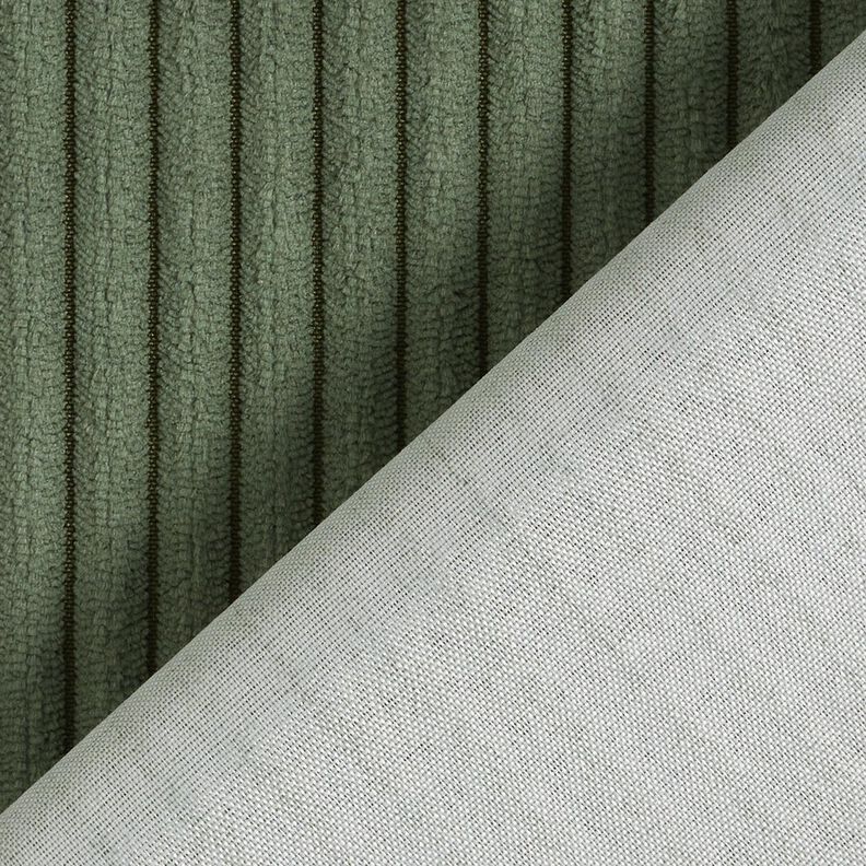 Bekledingsstof zacht corduroy – donkergrenen,  image number 4