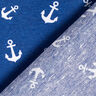 Gecoate katoen Anker – marineblauw,  thumbnail number 4