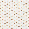 Katoenjersey Glitter harten – ivoor,  thumbnail number 1