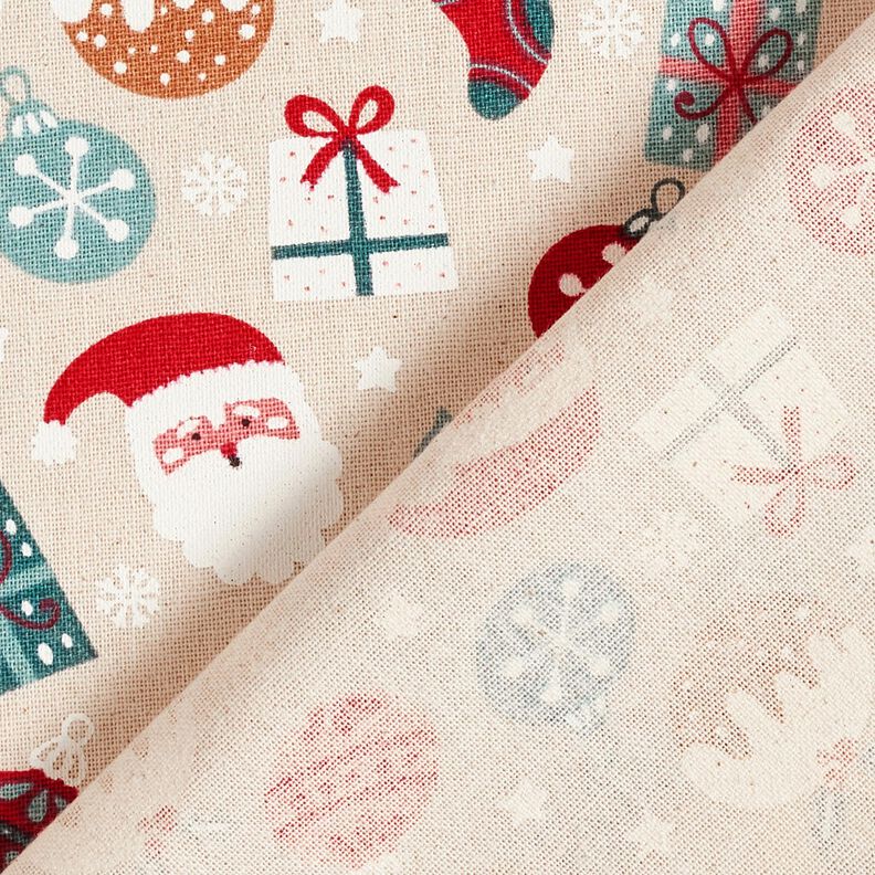 Decostof Canvas schattige kerstmotieven – natuur/eucalyptus,  image number 4