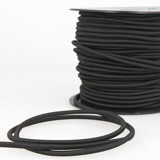 Outdoor Gummikoord [Ø 5 mm] – zwart, 