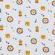 Katoenjersey Party-jungledieren – lichtgrijs,  thumbnail number 1