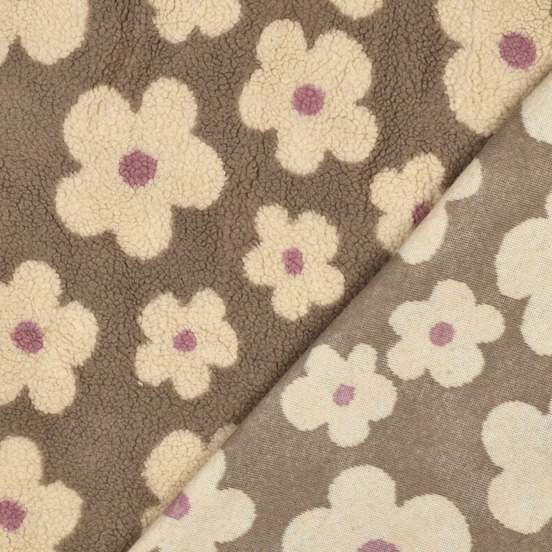 Teddy pluche Bloemen | Poppy Fabrics &ndash; duingeel/lichtbeige,  image number 4