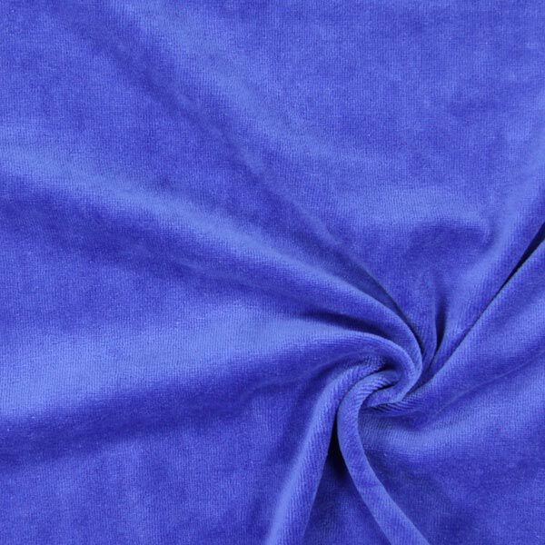 Nicki stof effen – koningsblauw,  image number 1