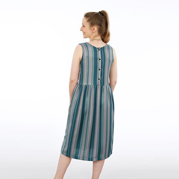 FRAU ADELE - jurk met bandjes en knoopsluiting op de rug, Studio Schnittreif  | XXS -  XXL,  image number 6