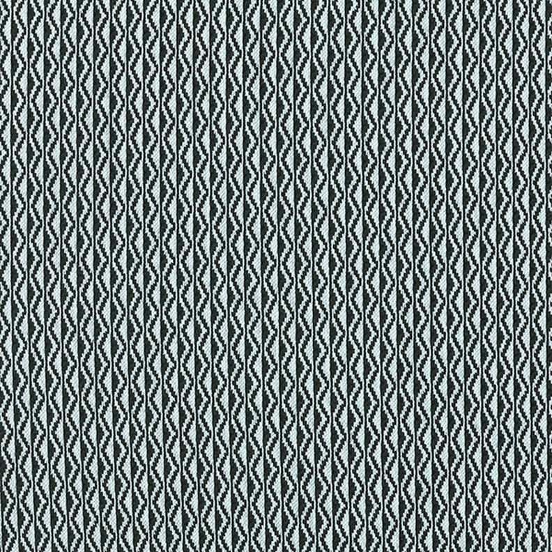 Romanietjersey zigzag – lichtblauw/zwart,  image number 1