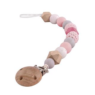 Set Fopspeenketting  | Rayher – roze, 